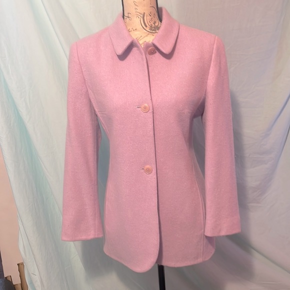 LOUIS FERARD Contraire wool boucle tweed sz 8 in lavender - Picture 1 of 6